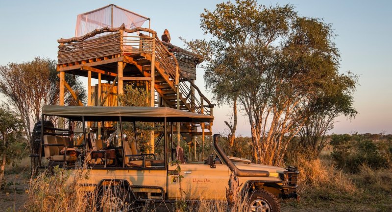 Skybeds (Kwai Concession, Moremi) Botswana - www.PhotoSafaris.travel